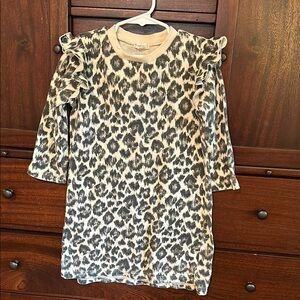 J. Crew Crewcuts Leopard Print Kids Dress Size 6